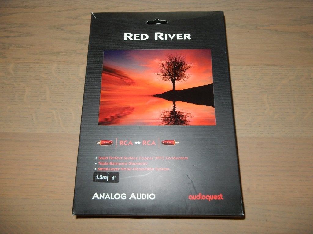 Audioquest Red River RCA RCA interlink, Ophalen of Verzenden, Zo goed als nieuw, Minder dan 2 meter, Interlink-kabel