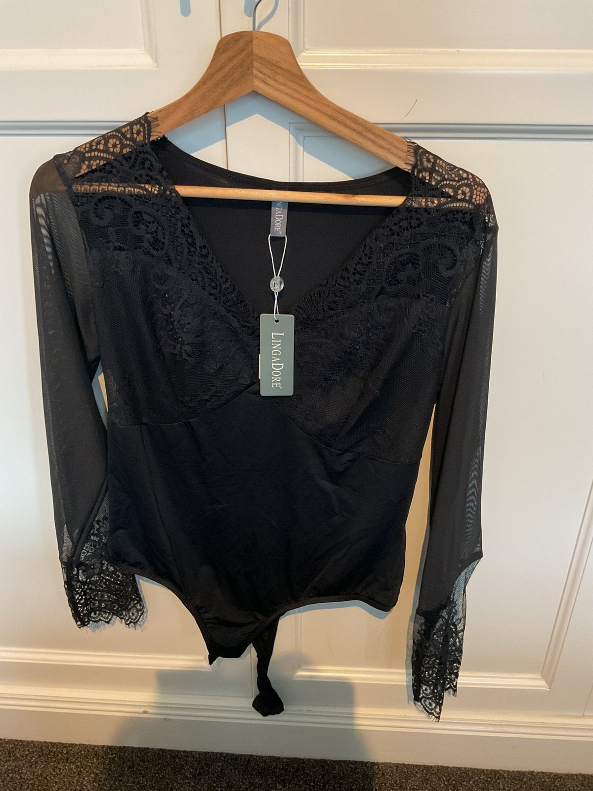 Lingadore zwarte bodystocking maat xl nieuw, Ophalen of Verzenden, Zwart, Body of Korset