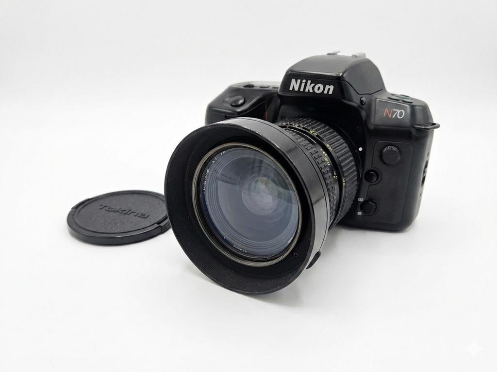 Nikon N70 met Tokina AT-X 28-85mm lens - Goede staat, Ophalen of Verzenden, Gebruikt, Spiegelreflex, Nikon