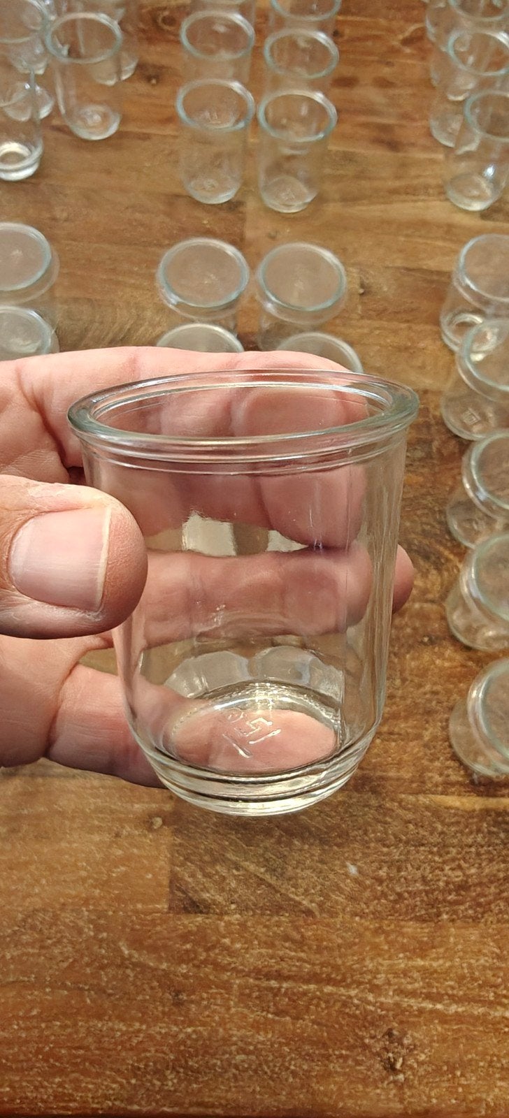 Amuse glaasjes of glaasjes 102 stuks met en zonder dekseltje, Ophalen, Glas of Glazen, Nieuw, Glas