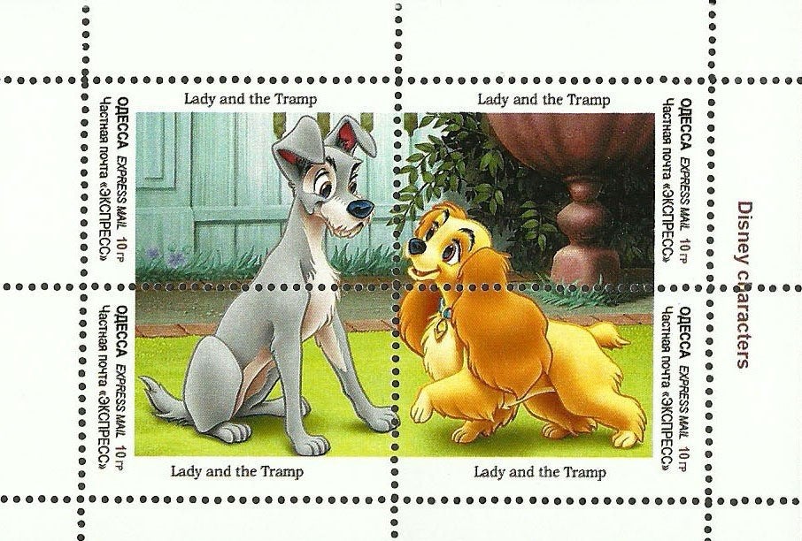 DISNEY=Prachtig doorloper bl. UKRAINE-ODESSA-176-19, Verzenden, Postfris, Overige thema's