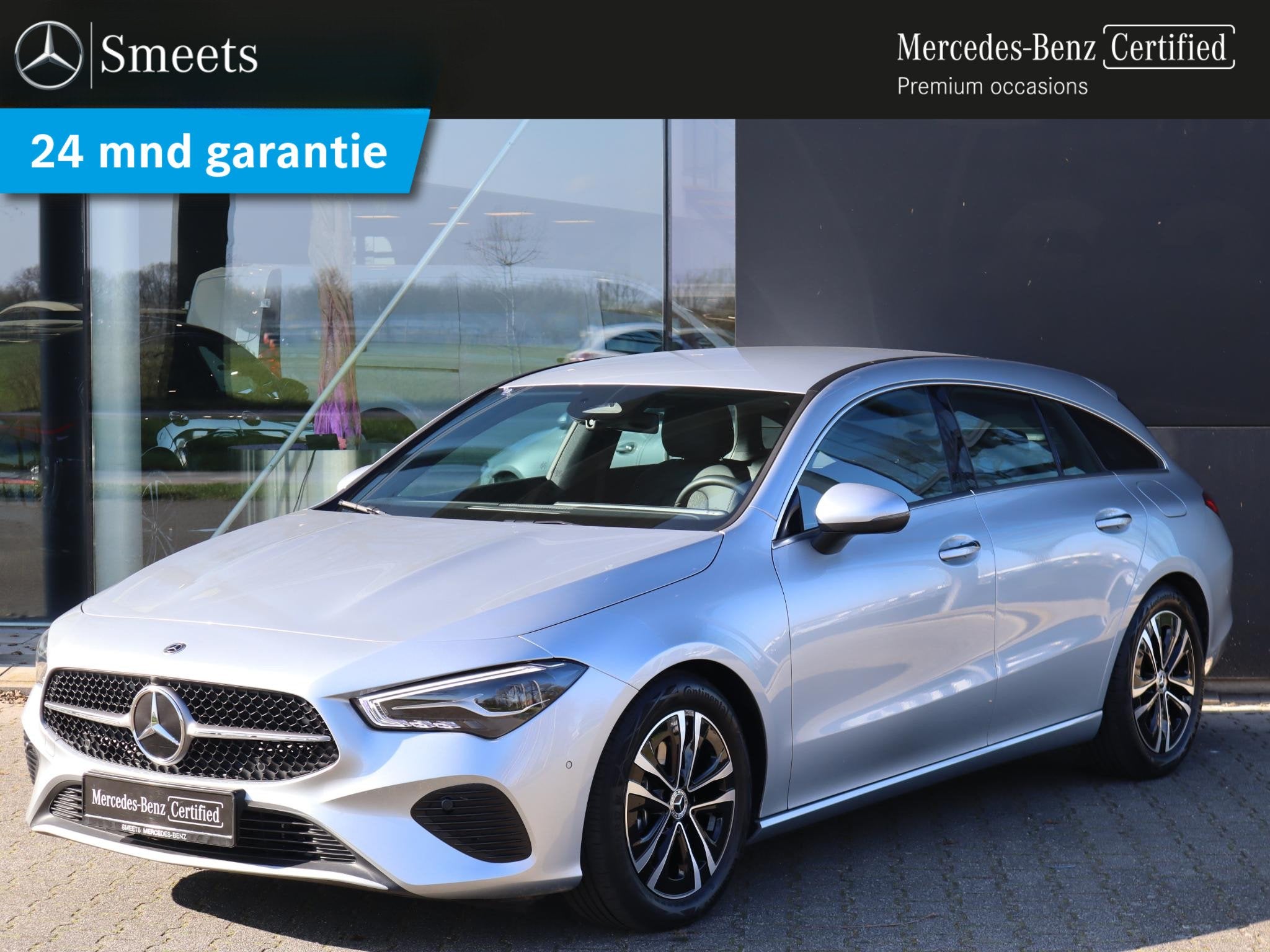 Mercedes-Benz CLA-klasse Shooting Brake 180 Star Edition l K, Auto's, 136 pk, Gebruikt, 4 cilinders, Leder en Stof