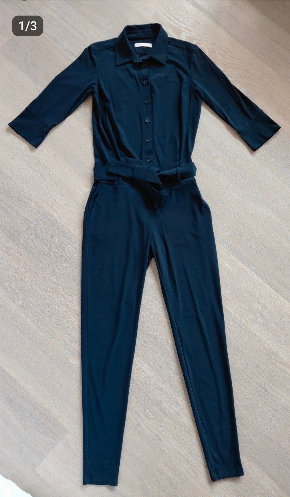 studio anneloes travelstof jumpsuit mt s, Studio Anneloes, Blauw, Nieuw, Ophalen of Verzenden