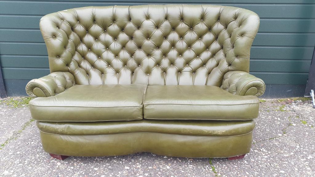 Chesterfield, Antiek en Kunst, Antiek | Meubels | Stoelen en Banken, Ophalen
