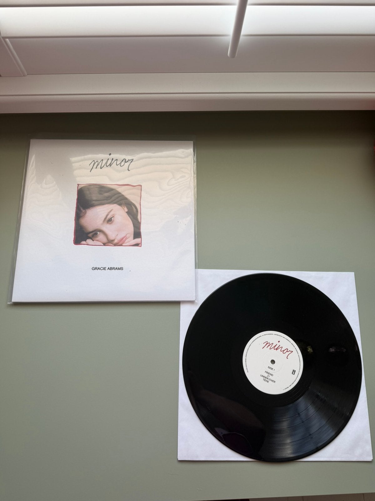 Gracie Abrams Minor lp, Cd's en Dvd's, Vinyl | Pop, Ophalen of Verzenden, Zo goed als nieuw, 12 inch, LP