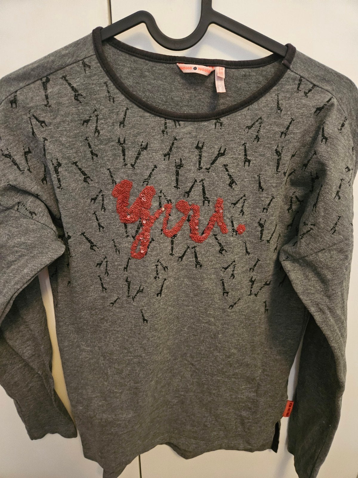 nono longsleeve 146, Meisje, Zo goed als nieuw, Shirt of Longsleeve, Monomo