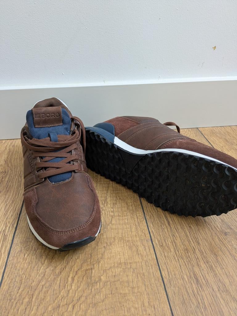Bjorn Borg sneakers maat 45 bruin leer, Bruin, Ophalen of Verzenden, Bjorn Borg, Sneakers of Gympen