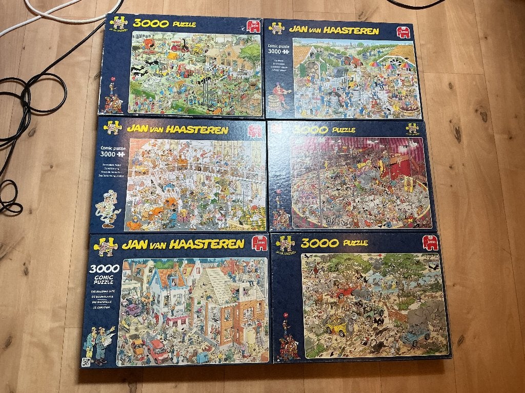 Van Haasteren, Hobby en Vrije tijd, Denksport en Puzzels, Ophalen, 500 t/m 1500 stukjes, Zo goed als nieuw