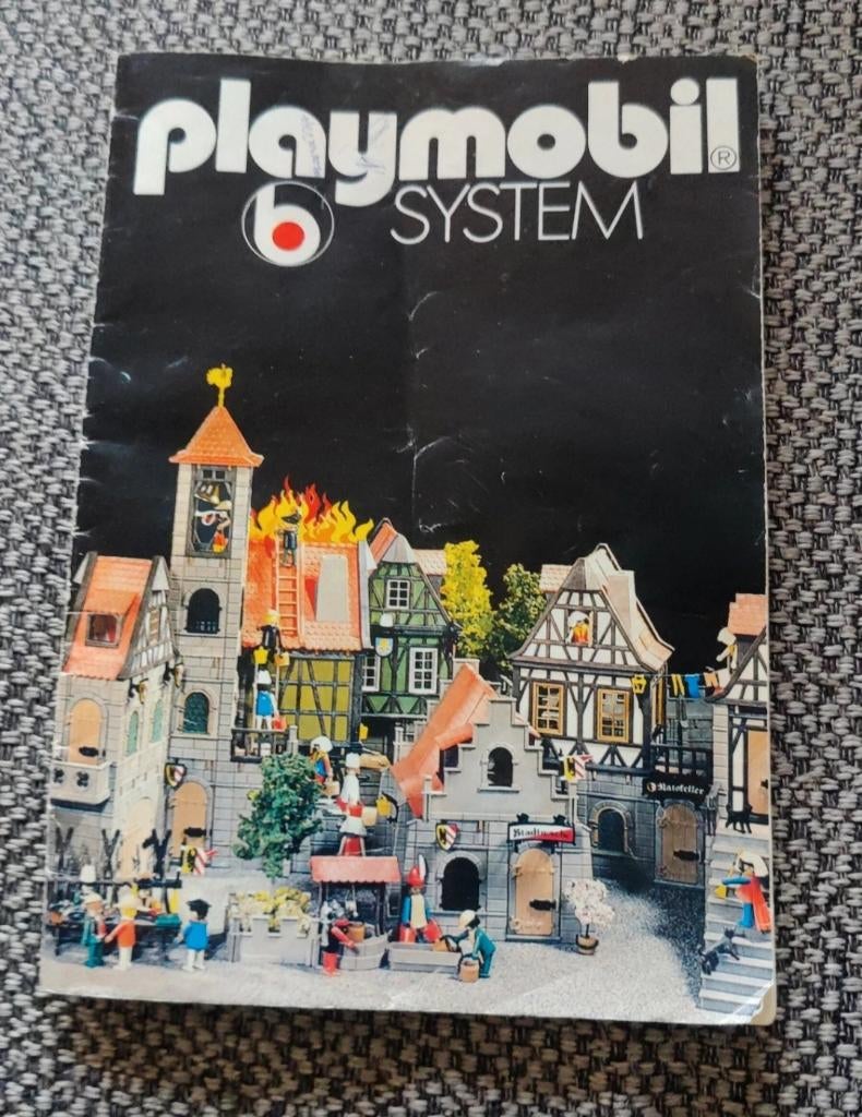 Orginele 1974 Playmobil  middeleeuwen system catalogus, Ophalen of Verzenden, Zo goed als nieuw, Complete set