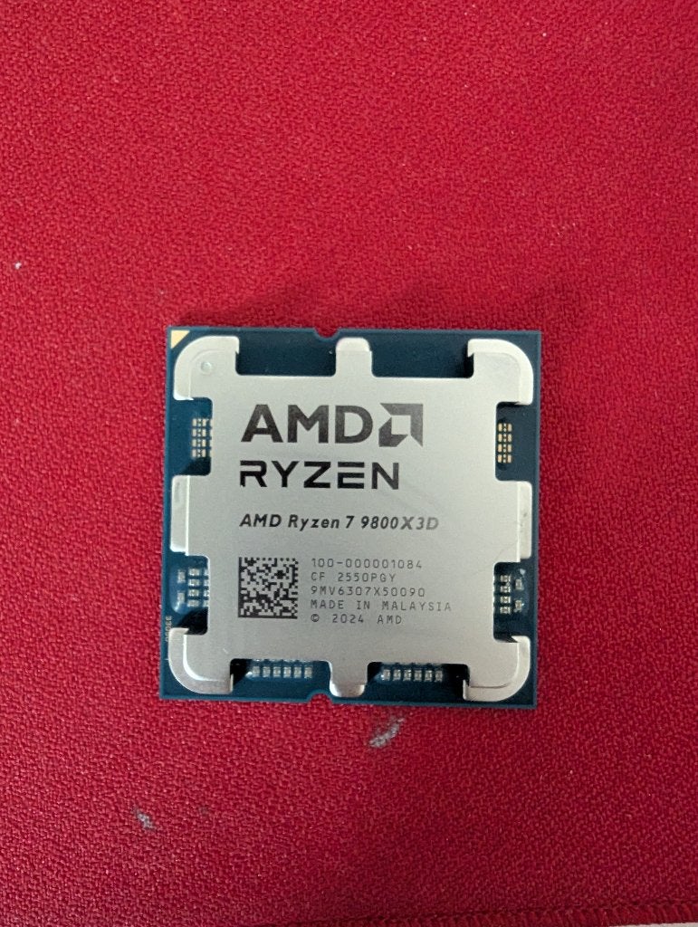 Ryzen 7 9800X3D, Computers en Software, 8-core, Verzenden, AM5, Zo goed als nieuw