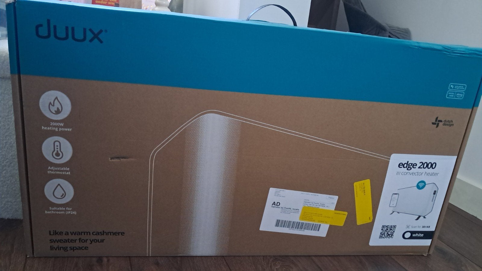 Nieuwe Duux Edge 2000 Convector Kachel, Ophalen, 30 tot 80 cm, Overige typen, Nieuw