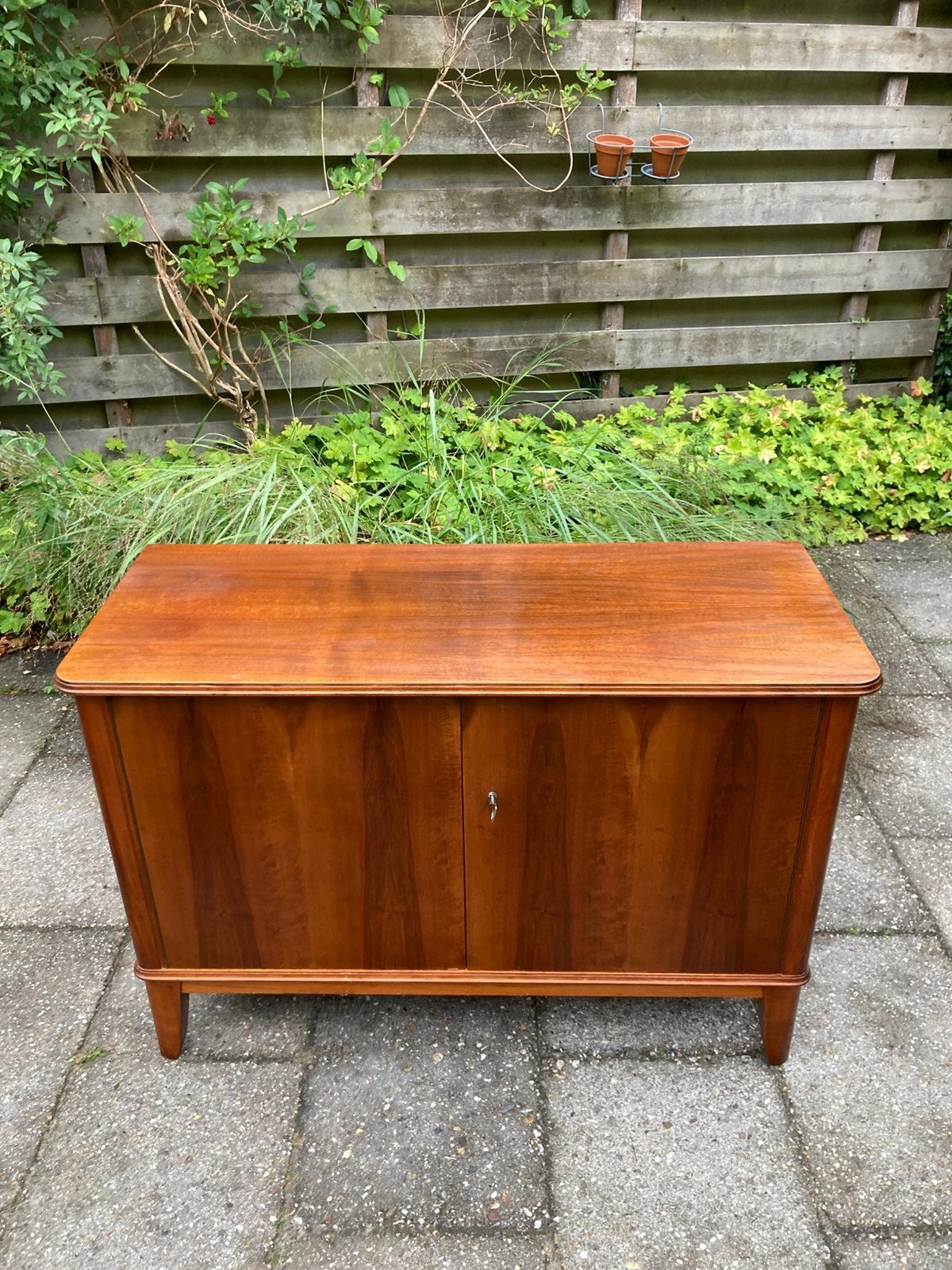 Grote vintage dressoir kast jaren 50-60, Ophalen, Mid century vintage, 100 tot 150 cm, Nvt