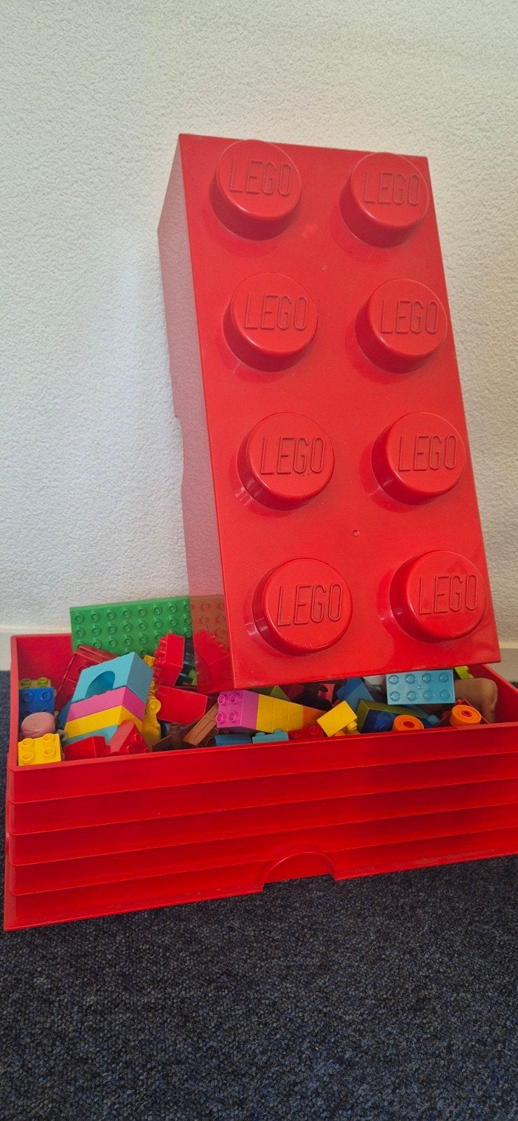 gevulde LEGO opbergdoos Brick 8, Ophalen
