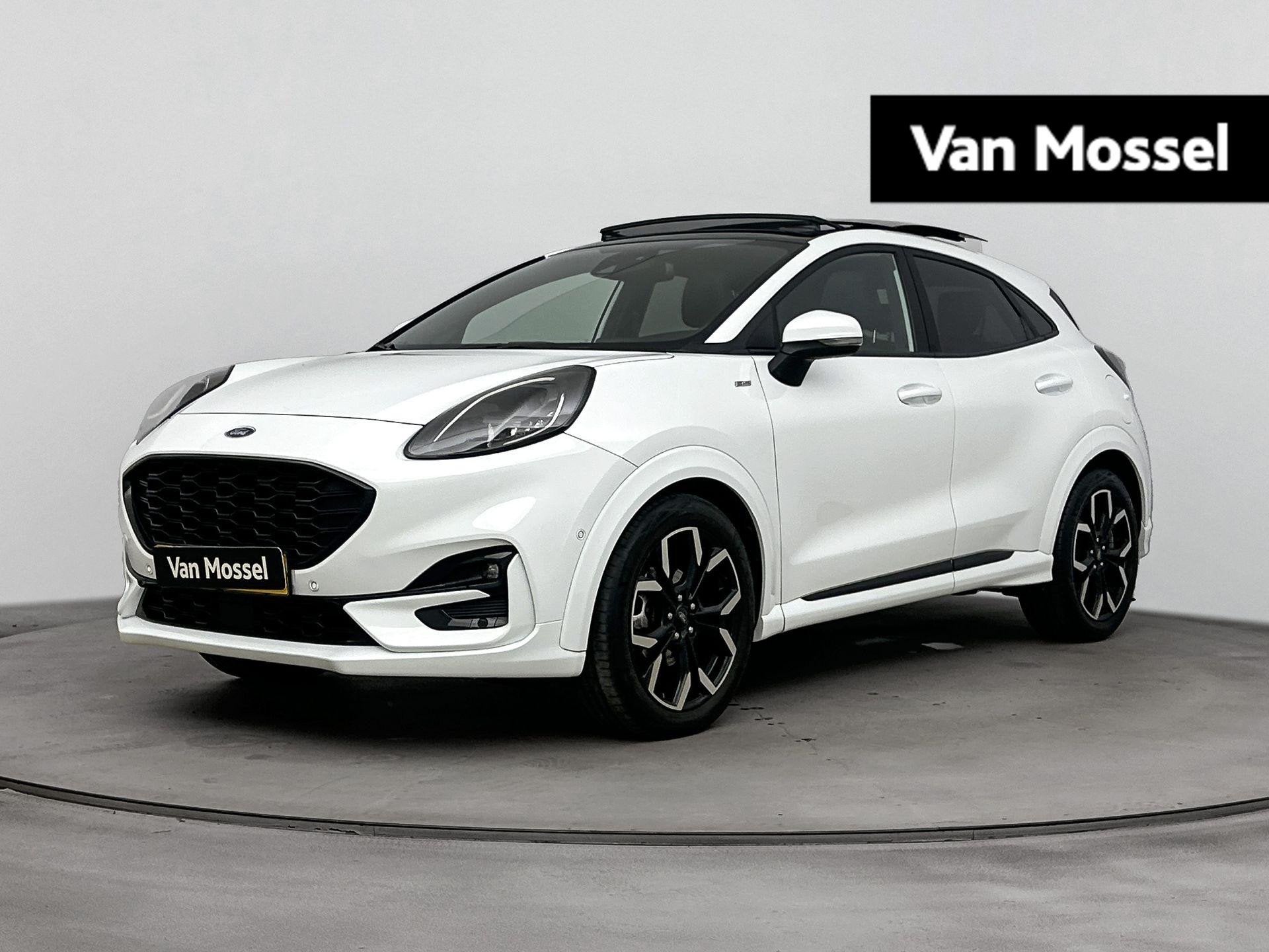 Ford Puma 1.0 EcoBoost 125Pk Hybrid ST-Line X | Navigatie |, Auto's, Dealer onderhouden, 125 pk, Euro 6, Leder en Stof