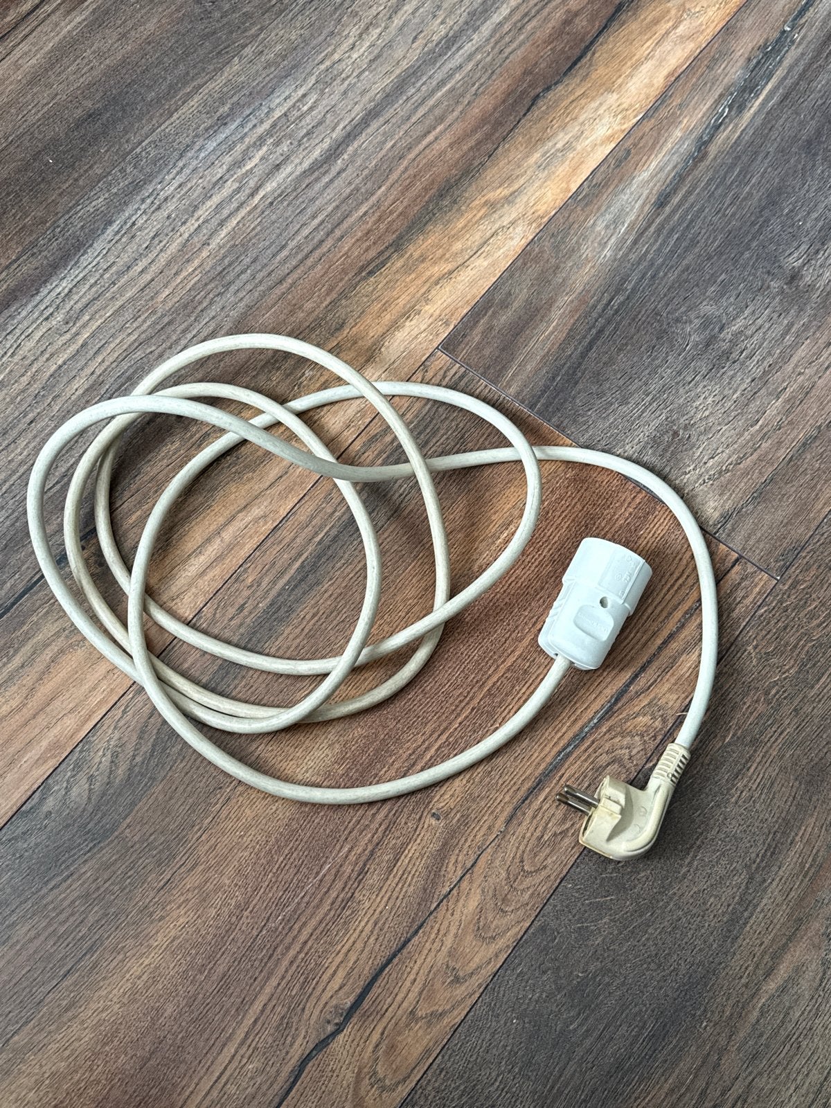 Verlengsnoer met stekker en contrastekker, Ophalen of Verzenden, Gebruikt, Overige merken, Kabel of Snoer