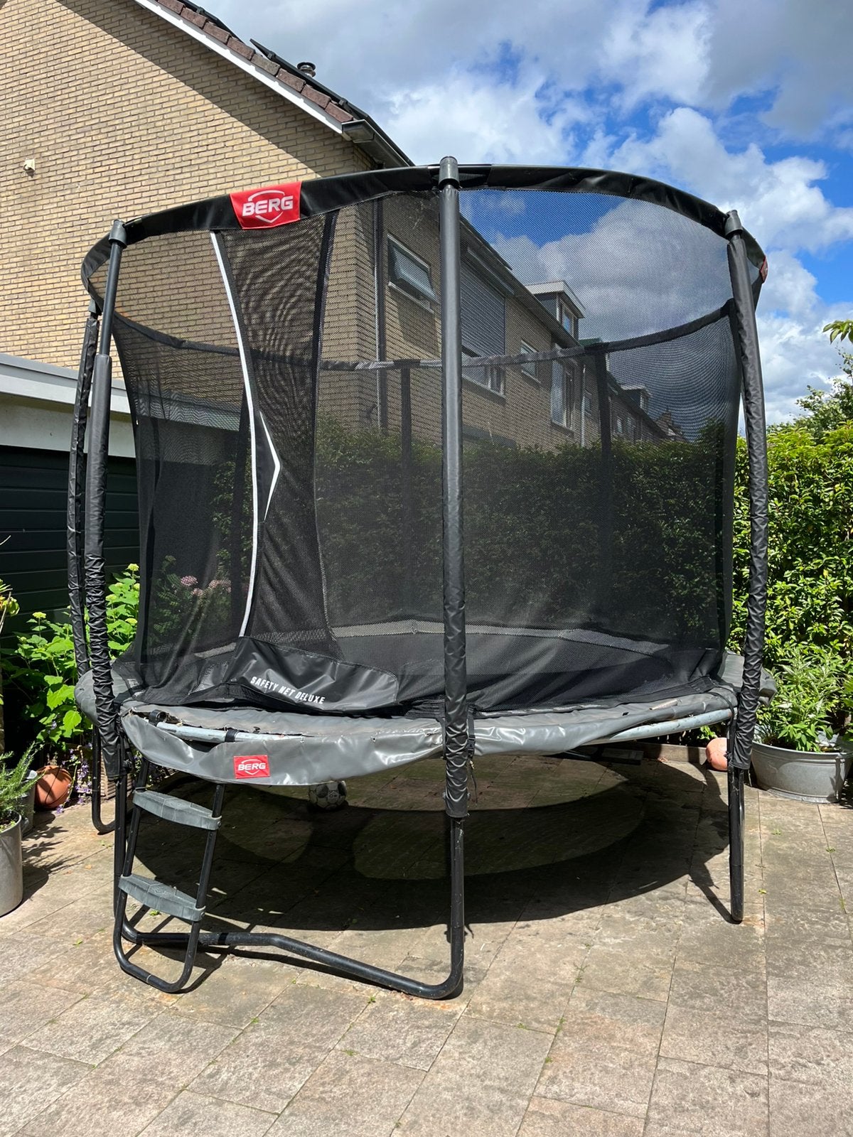 Veiligheidsnet berg trampoline 330, Ophalen of Verzenden, Gebruikt