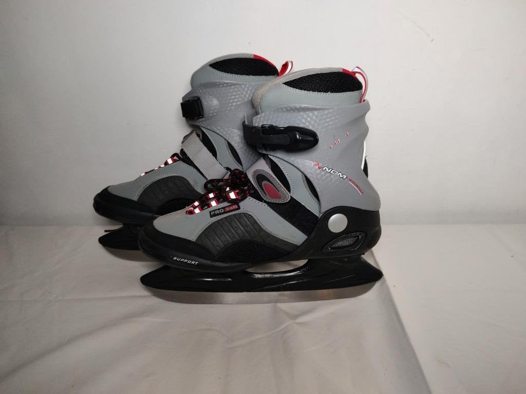 S596 Nijdam  Softboot IJshockeyschaatsen maat 41, Gebruikt, Leerdam, Ophalen of Verzenden, Onbekend