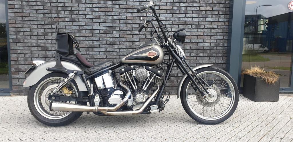 Harley-Davidson Shovelhead, Motoren, 2 cilinders, Sportuitlaat, Chopper, Gebruikt
