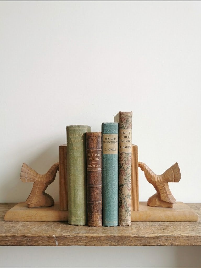 vintage retro boekensteunen, Ophalen of Verzenden