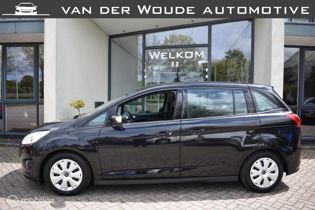 Ford Grand C-Max 1.6 Trend 7pers.|Airco|Cruise|Trekhaak!, Auto's, Ford, Voorwielaandrijving, Stof, 750 kg, 4 cilinders