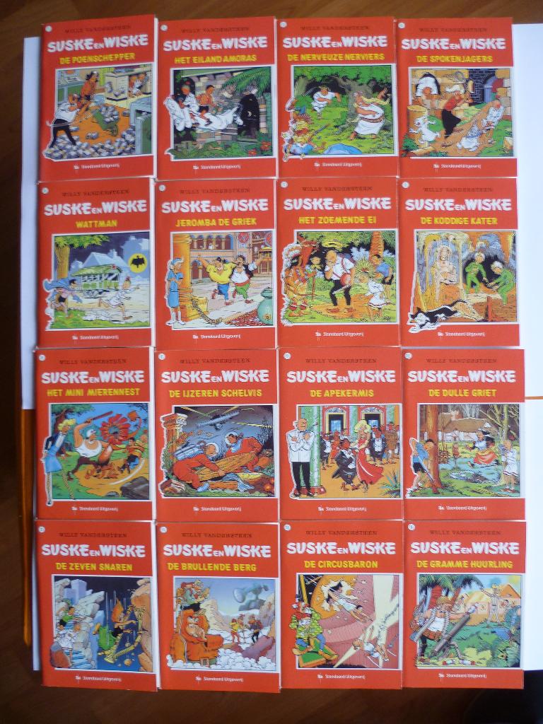 SUSKE EN WISKE"DE 16 MACHTIGE MINI UITGAVEN"AH UIT 2003, Nieuw, Ophalen of Verzenden, Willy Vandersteen, Complete serie of reeks