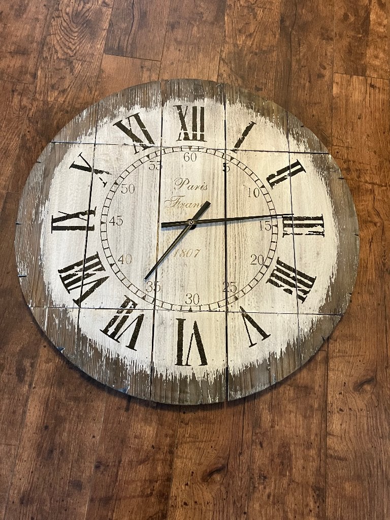 houten wandklok opvouwbaar, decoratief, Ophalen
