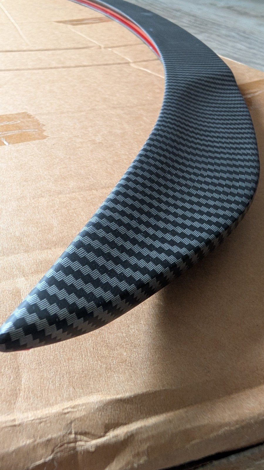 Tesla Model 3 Highland 2024+ mat carbon spoiler, Ophalen of Verzenden