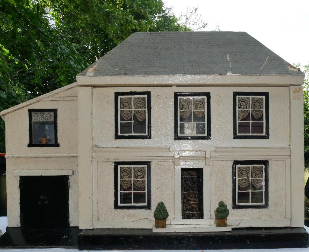 antiek poppenhuis, Verzamelen, Poppenhuizen en Toebehoren, Ophalen, Gebruikt, Poppenhuis