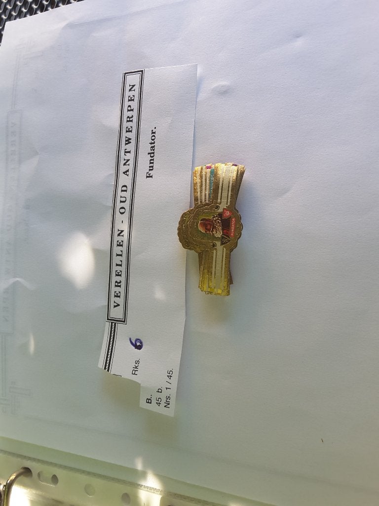 Sigarenbandjes verellen serie6 fundator kf, Verzenden, Gebruikt, Sigarenbandjes
