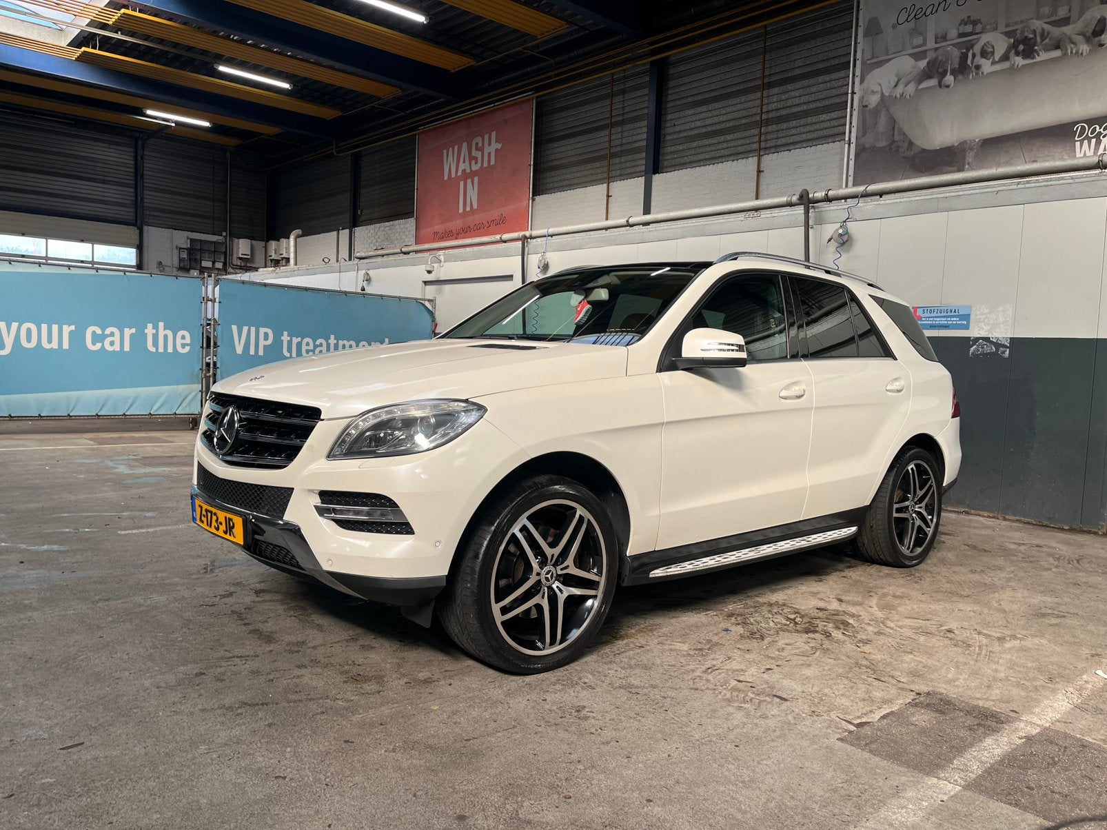 Mercedes-Benz M-Klasse Ml350 4MATIC 2013 Wit, Auto's, Automaat, Navigatiesysteem, Zwart, Wit