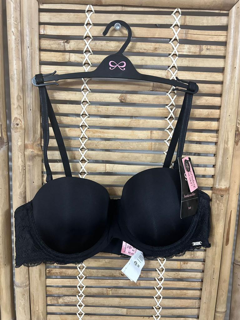 Hunkemöller Angie Pb Bh Black 85A, Hunkemöller, Ophalen of Verzenden, Zwart, BH