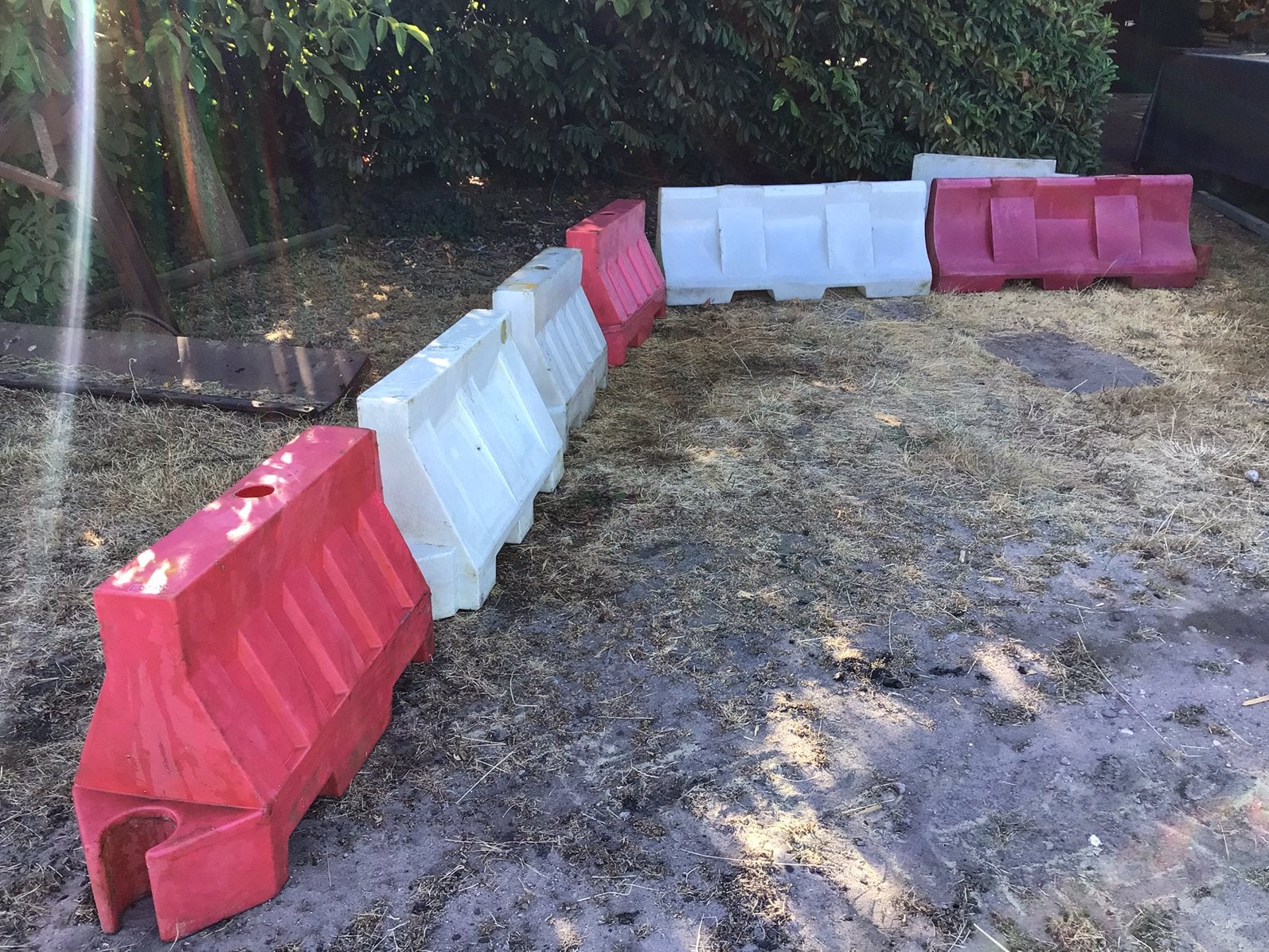 Kunststof barries, Tuin en Terras, Zand, Ophalen, Gebruikt, Overige typen