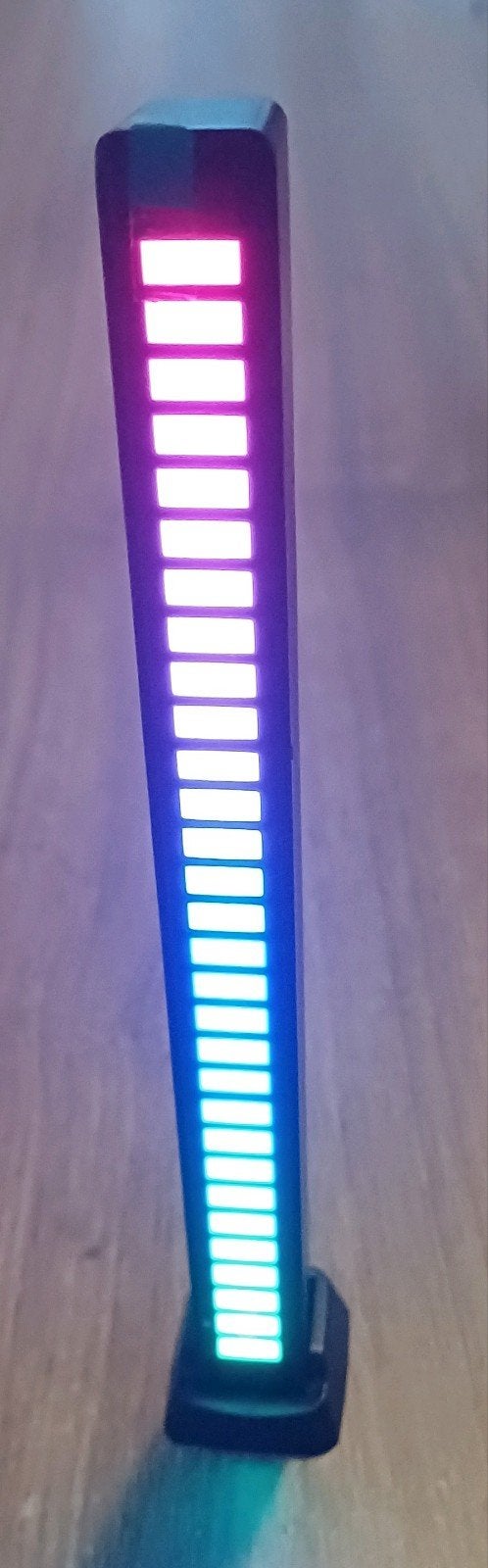RGB LED Lichtbalk met Geluidsdetectie "Oplaadbaar", Ophalen of Verzenden
