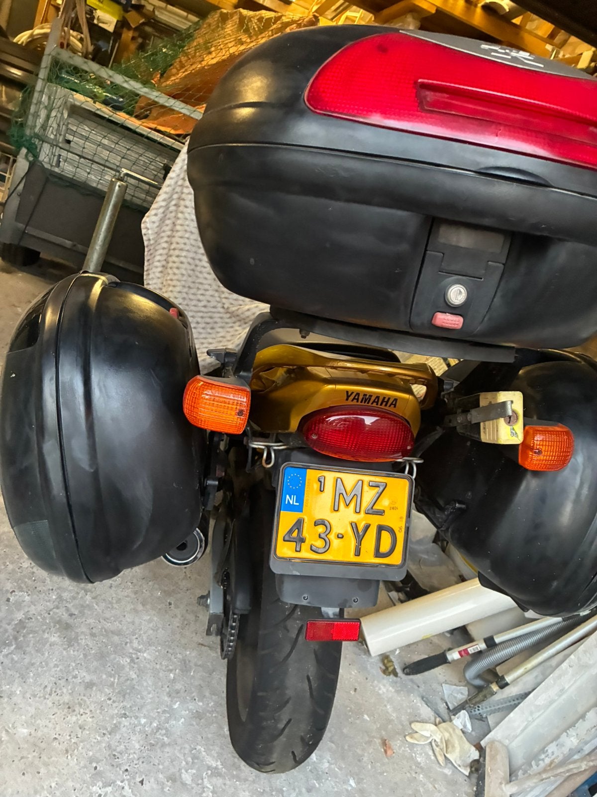 Yamaha tdm kofferset, Motoren, Ophalen, Gebruikt