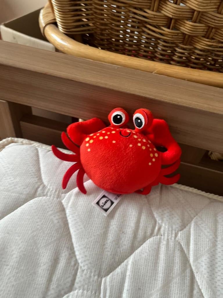 Leuke rode krab knuffel, Kinderen en Baby's, Speelgoed | Knuffels en Pluche, Ophalen, Zo goed als nieuw, Overige typen