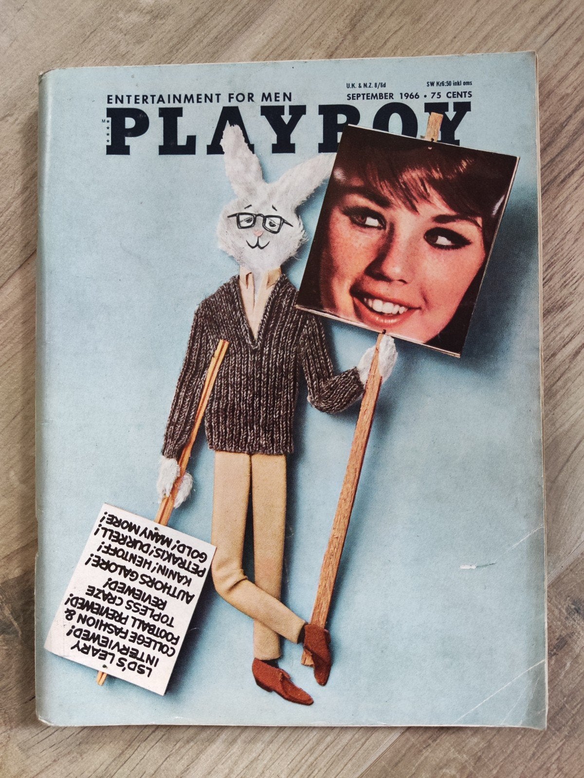 Playboy Magazine September 1966 - Vintage Editie, Boeken, Tijdschriften en Kranten, Ophalen of Verzenden, Gelezen, Overige typen