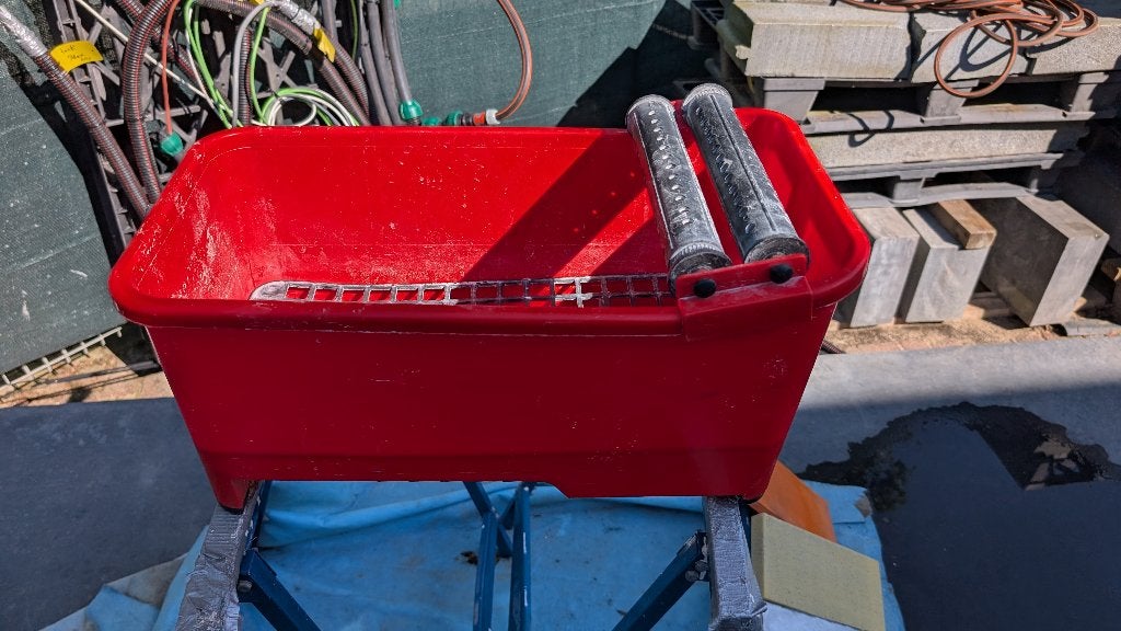 Rubi Sponsbak met toebehoren voegspaan/schuurspons, 60 cm of meer, Ophalen of Verzenden, Zo goed als nieuw, 10 m² of meer