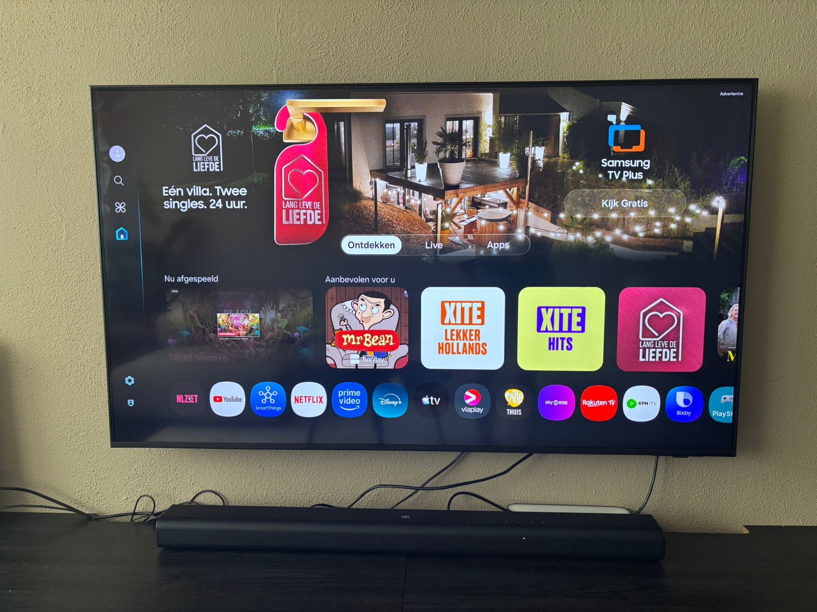 Samsung 55 inch crystal UHD Incl. Doos, Ophalen, LED, 50 Hz, Zo goed als nieuw