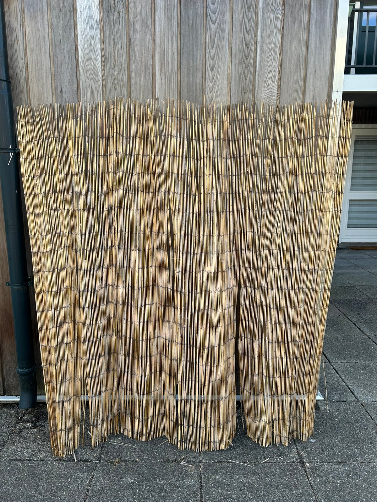2x rieten mat balkonscherm, Tuin en Terras, Tuinschermen, Ophalen, Gebruikt, Overige materialen, 150 tot 200 cm