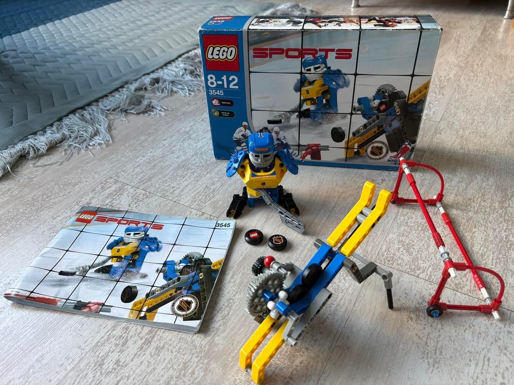 Vintage Lego 3545 en 3559 Sports NHL ijshockey 2003, Ophalen of Verzenden