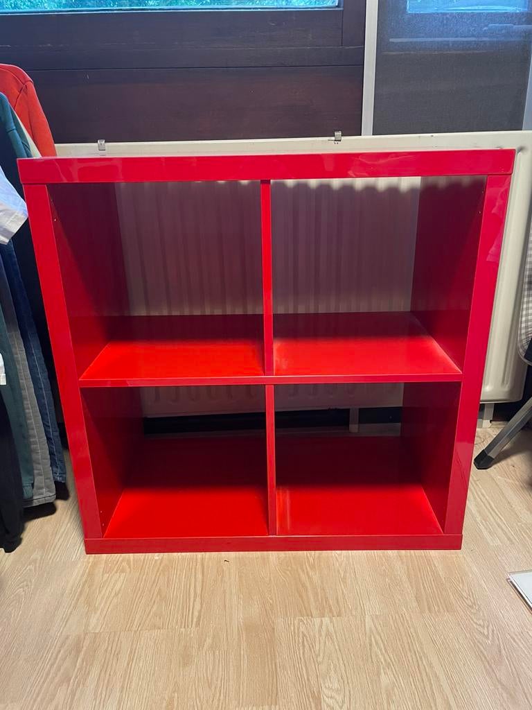 Kallax 4 vakken, Huis en Inrichting, Kasten | Wandmeubels, Ophalen, Zo goed als nieuw, Minder dan 150 cm, Minder dan 100 cm