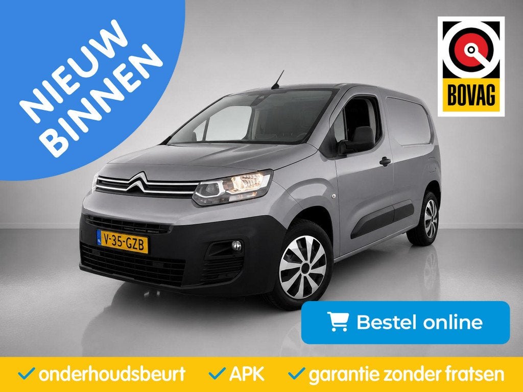 Citroen Berlingo 1.2 BlueHDI Club| CruiseControl|Carplay|Nav, Auto's, Voorwielaandrijving, Stof, Gebruikt, 4 cilinders