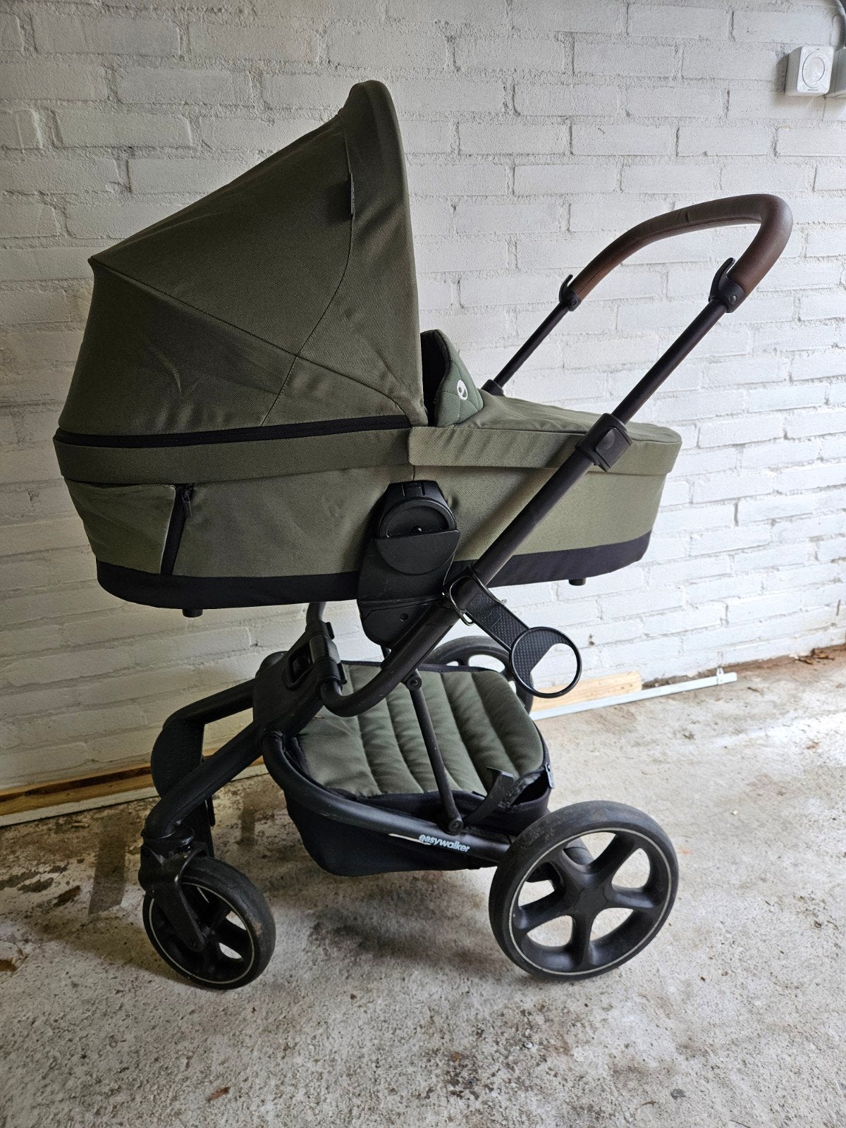 Easywalker Harvey Premium 3 Kinderwagen Donkergroen, Ophalen, Gebruikt, Kinderwagen, Overige merken