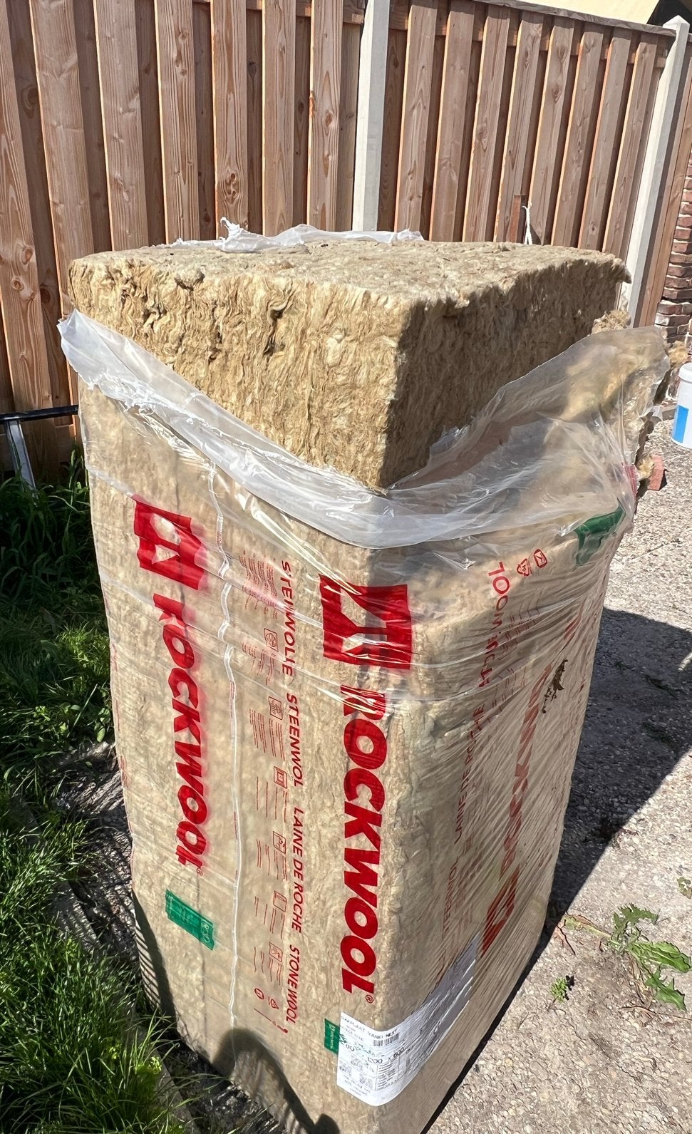 Rockwool isolatie steenwol - 5,75 stuks, Doe-het-zelf en Verbouw, 4 tot 8 cm, Nieuw, Steenwol, 5 tot 10 m²