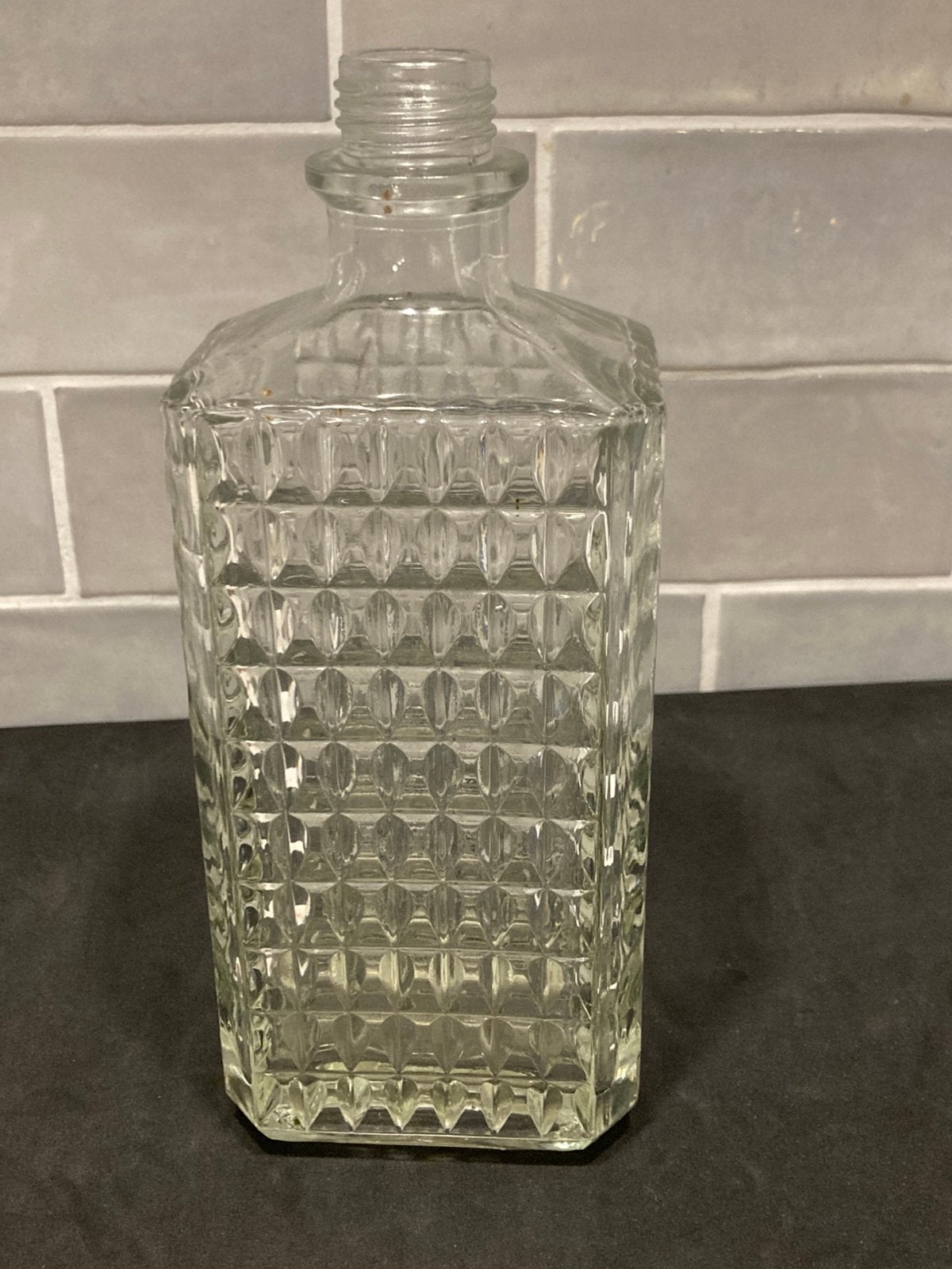 Vintage glazen karaf (291124), Antiek en Kunst, Antiek | Glas en Kristal, Ophalen of Verzenden