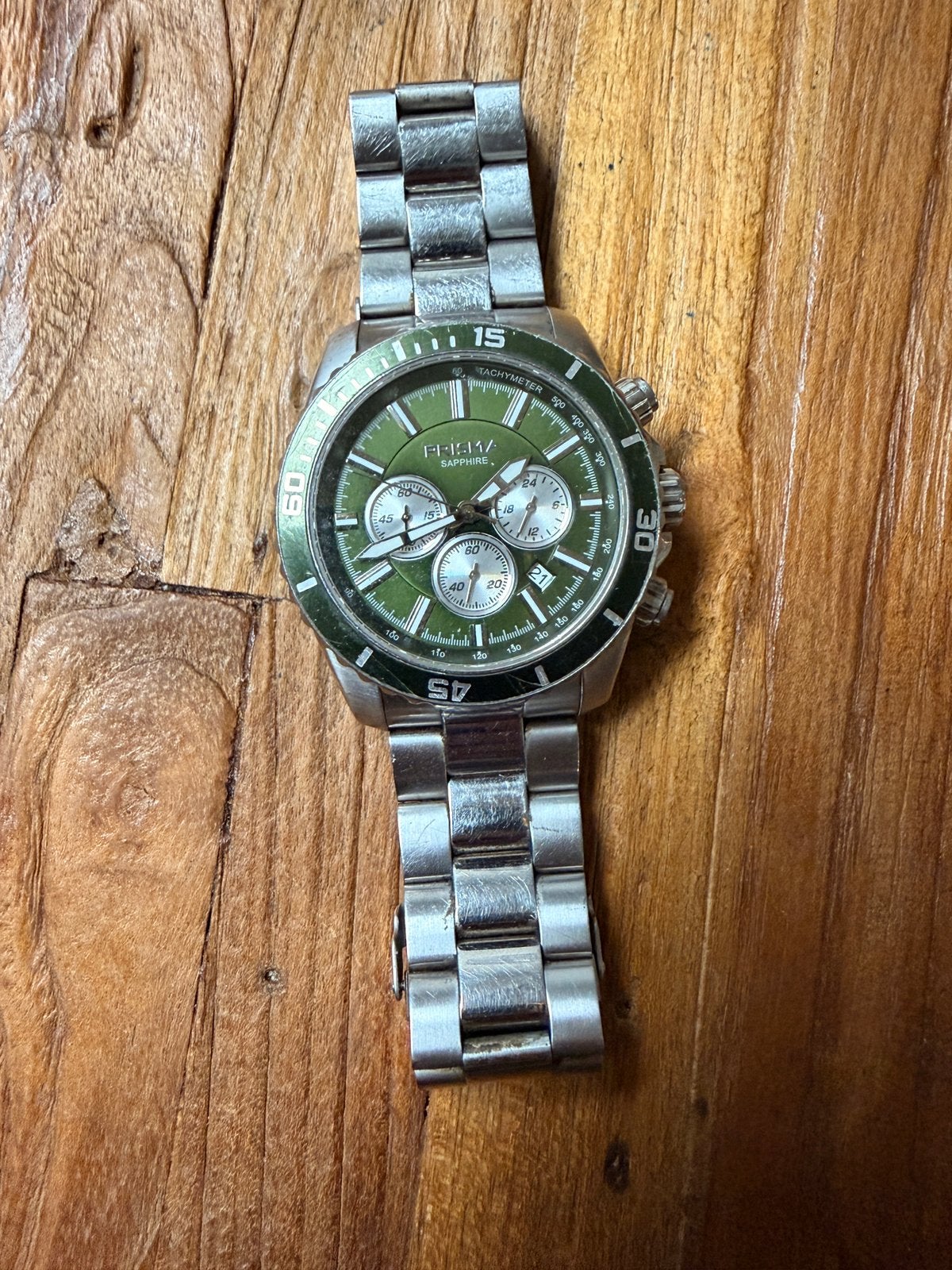 Prisma horloge, Ophalen of Verzenden, Zo goed als nieuw, Staal, Overige merken