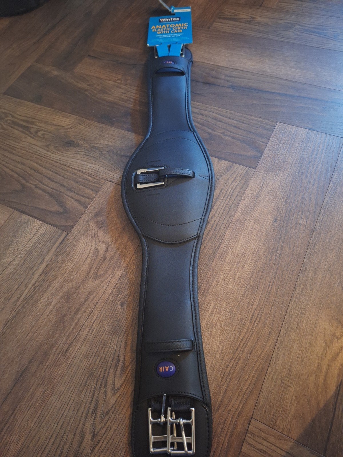 dressuursingel 80cm Wintec anatomic elastic girth met Cair, Wintec, Ophalen of Verzenden, Zwart, Singel