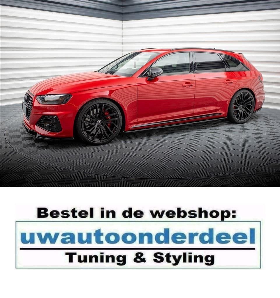 Maxton Design Spoiler Splitter Lip Voor Audi RS4 B9 Facelift, Verzenden