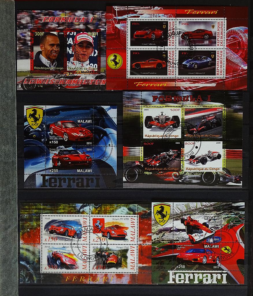 Ferrari, Verzenden, Gestempeld, Dier of Natuur