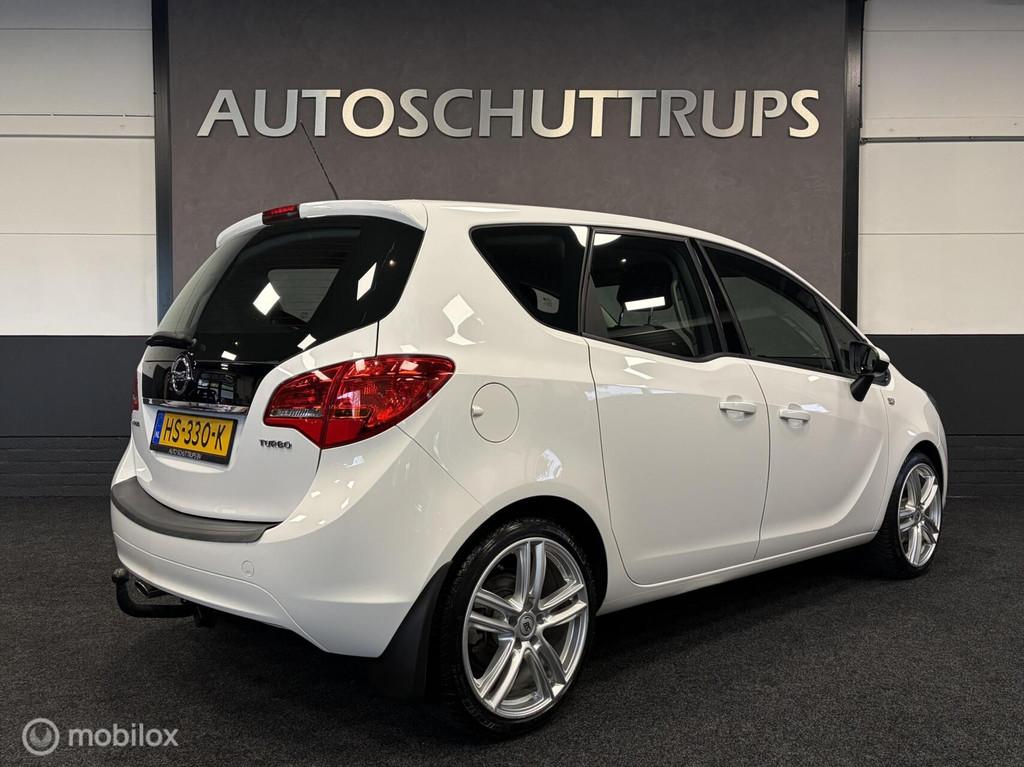 Opel Meriva 1.4 Turbo Blitz AUTOMAAT / NEDERLANDSE AUTO MET, Auto's, Opel, Gebruikt, Euro 6, 4 cilinders, Wit